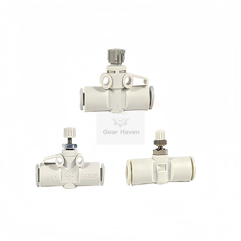 Van điều chỉnh tốc độ Cnbinhe Van tiết lưu AS1002F-04 AS2002F-04 / 06 AS3002F-08 mới