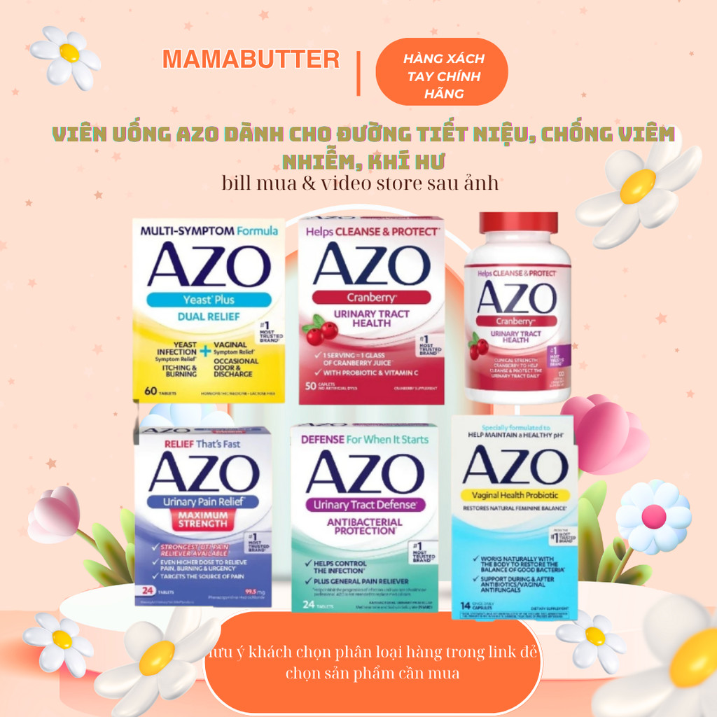[Date mới nhất ] AZO ĐỎ, AZO VÀNG, AZO TÍM