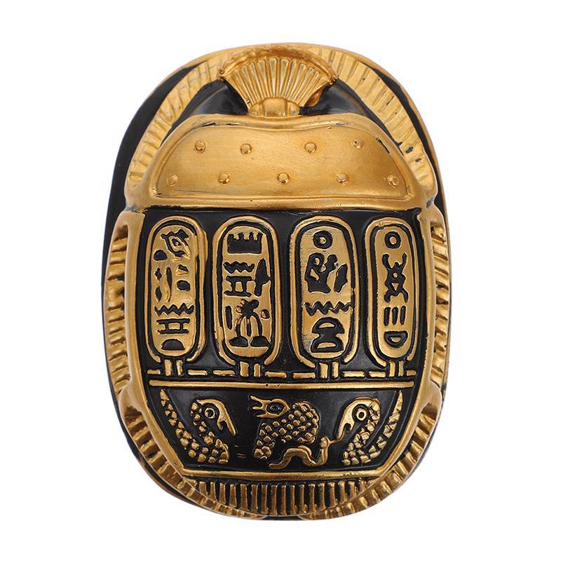 VRZ Ai Cập Cổ Bùa Hộ Mệnh Scarab Động Vật Hình Trang Trí Độc Đáo Mini Scarab Cánh Cứng Lưu Niệm Hình