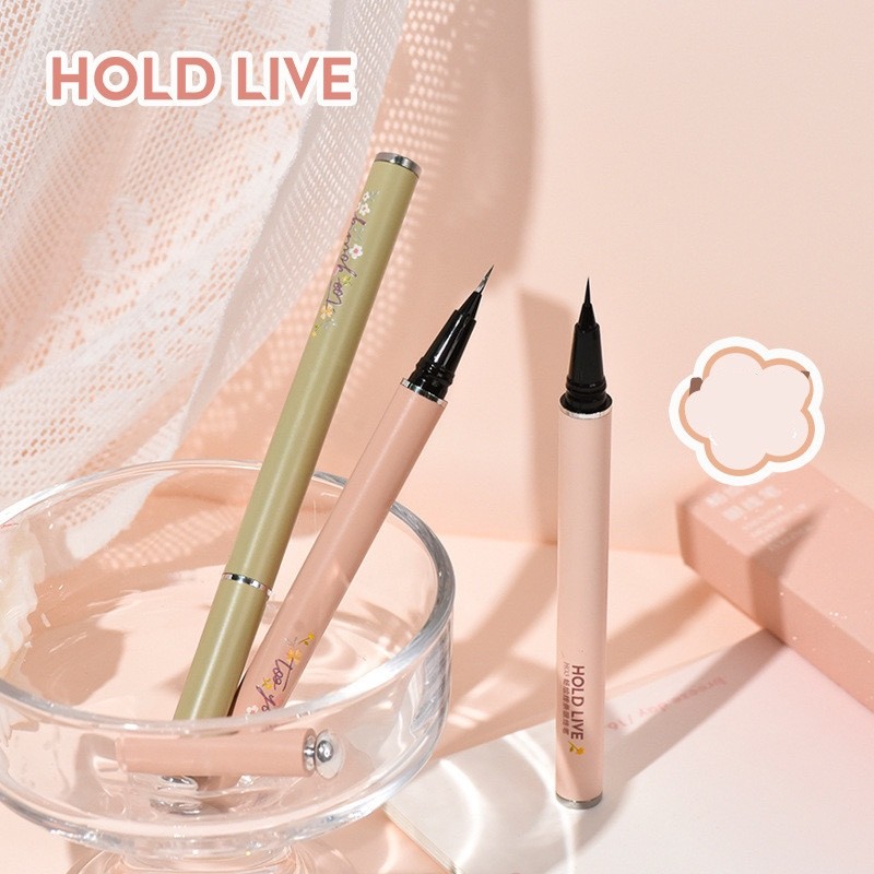GIỮ LIVE Smooth Vẽ Line Bút kẻ mắt Đầu mỏng Không dễ nhòe Bút kẻ mắt dạng lỏng Màu nâu Đen Người mới