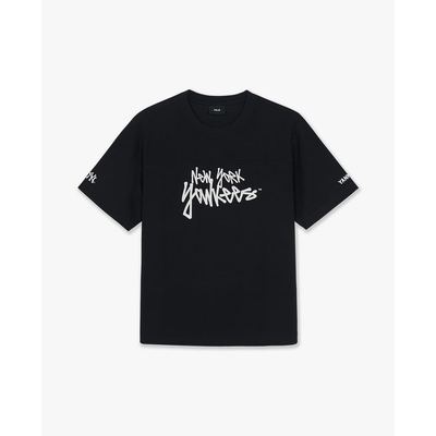 MLB - Áo thun unisex tay ngắn Sportive Mesh Lettergraphic_3ATSV0563-50BKS