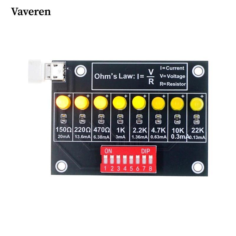 Phòng thí nghiệm Thiết thực Bộ hàn Ohms Law Kim loại Điện trở Ban DIY Hàn Đào tạo cho học tập điện t