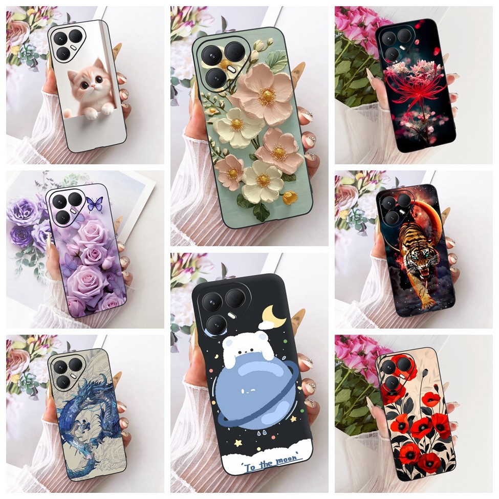 Vỏ Cho Tecno Pova 7 Pro 5G Ốp điện thoại LJ8 Thẩm Mỹ Hoạt Hình Dễ Thương Thời Trang Bướm Vui Nhộn Sơ