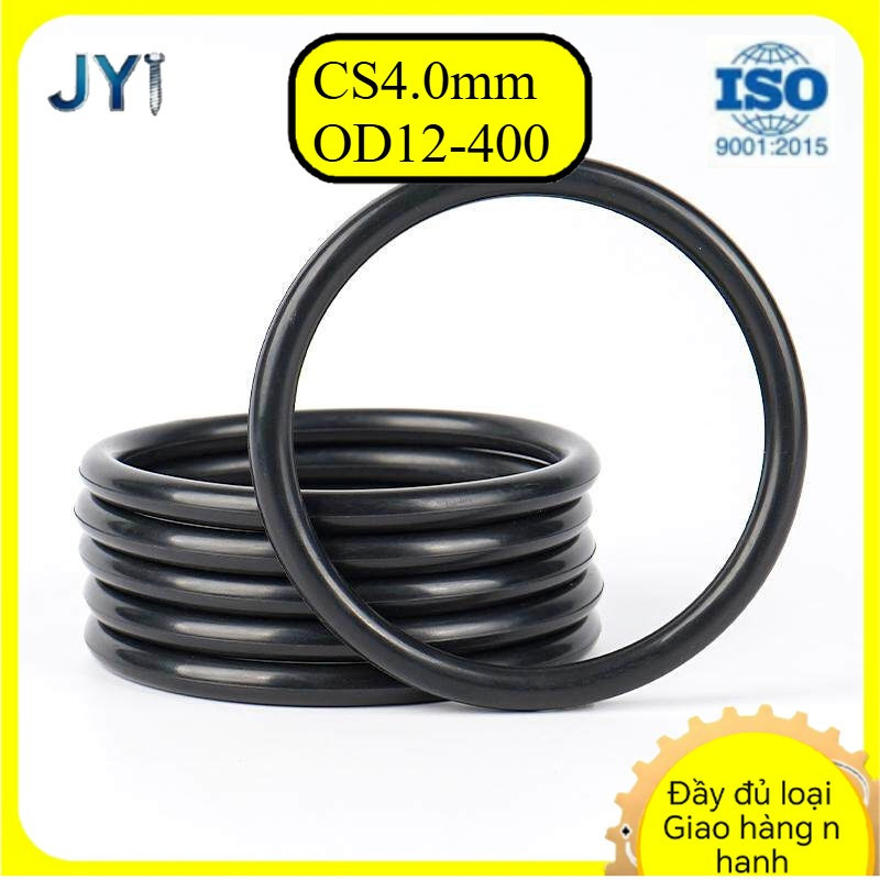 vòng đệm ron cao su đen oring CS4.0mm  OD12-400mm 【 SZ-JY888 】gd