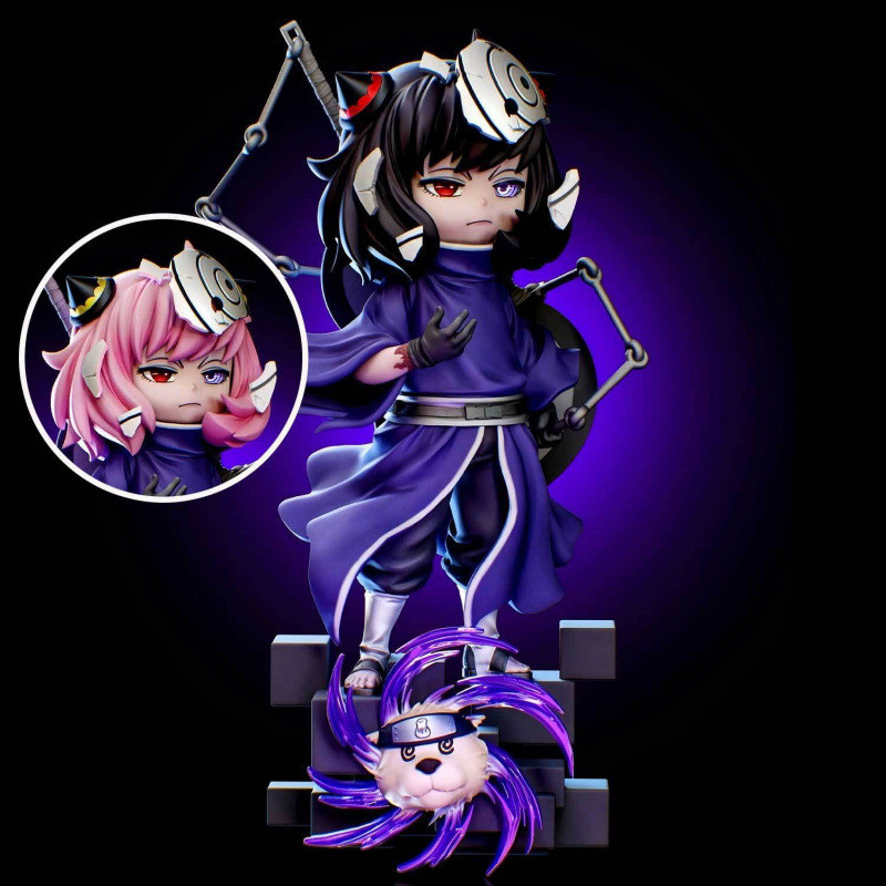 L8CD Anya cos Orochimaru figure Anime Naruto Trendy Toy Figure Spy Aniya Desktop Decoration Gift