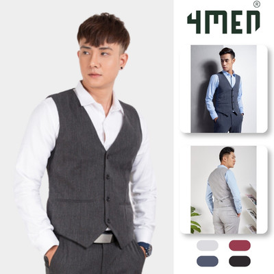 Áo GiLê 4MEN NAZAFU AG1113, 4 màu sắc dễ phối trẻ trung, thanh lịch
