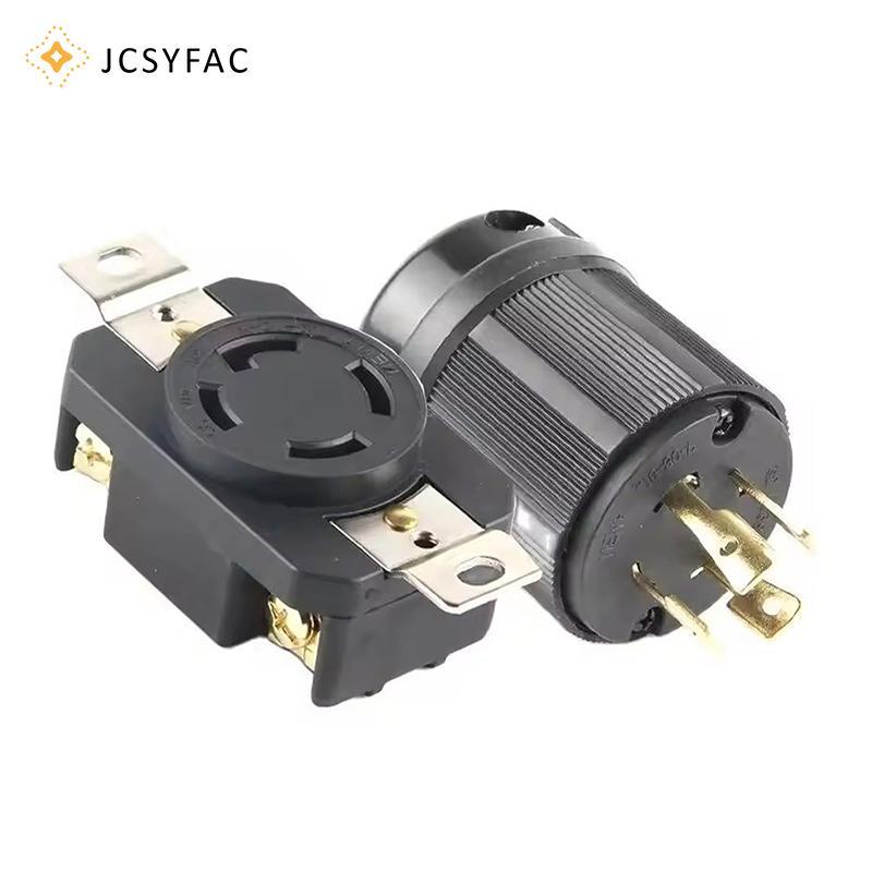 Phích cắm chuyển đổi JCSYFAC hạng nặng 30A NEMA L15-30P L15-30R cho các ứng dụng công nghiệp Mới
