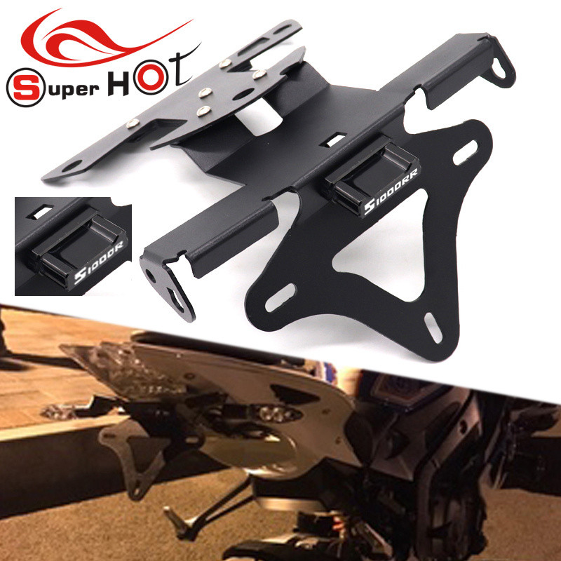 Giá đỡ biển số xe máy BMW S1000R/HP4/S1000RR phong cách mới, phụ kiện độ chế