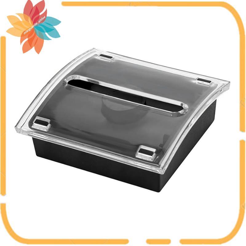 -Up Notes Dispenser Black Base Clear Top Sticky Notes Holder cho 3x3 Inch Sticky Notes Phụ kiện nhà 