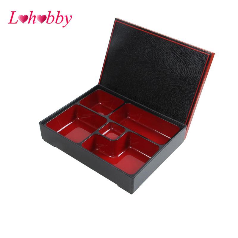 Hộp Bento Nhật Bản Lohobby, Khay Phục Vụ Hộp Bento, Khay Sushi Nhật Bản Cho Dã Ngoại