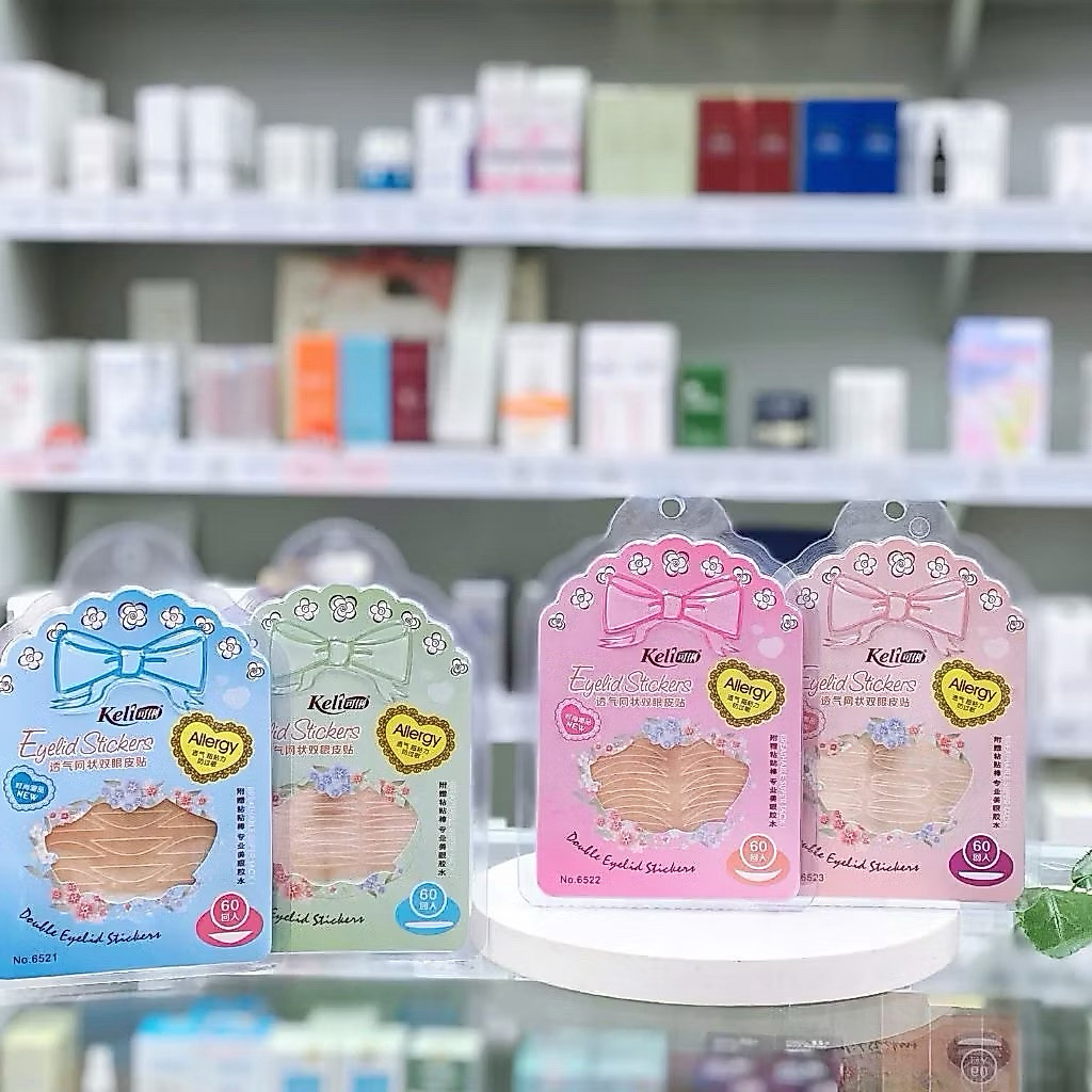 Kích Mí Lưới Keli, Tạo Mi Tự Nhiên Tặng Nhíp & Keo Dán Mi