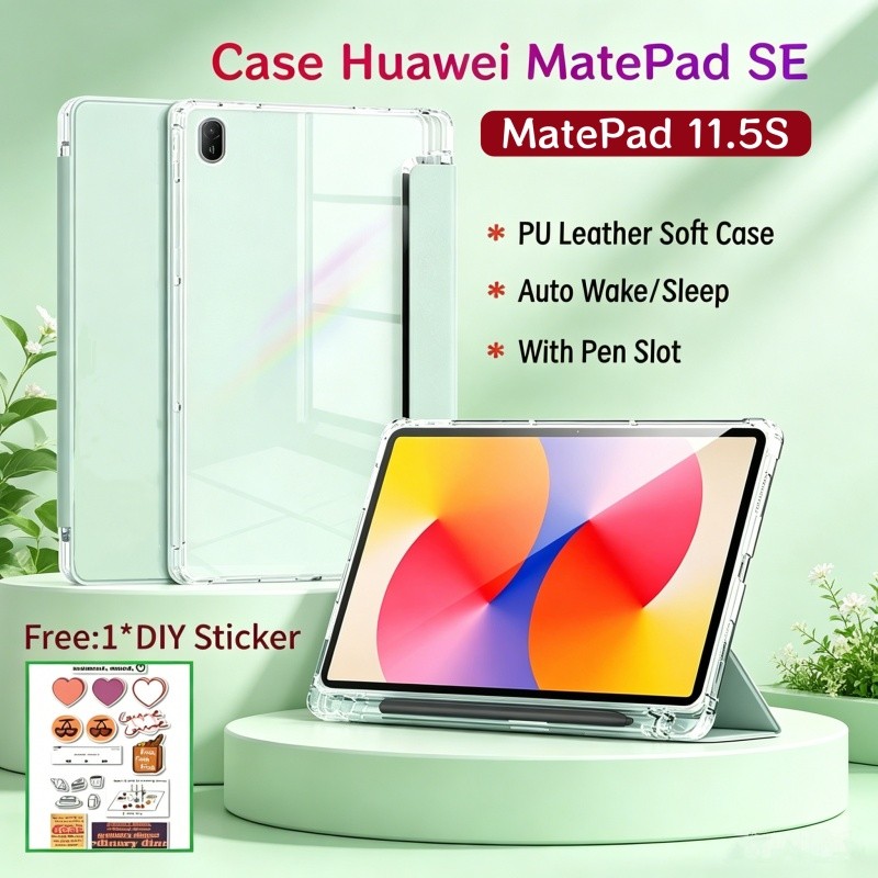 Ốp điện thoại Huawei MatePad SE 11 inch / MatePad 11.5 inch có khe cắm bút Vỏ bảo vệ từ tính MatePad