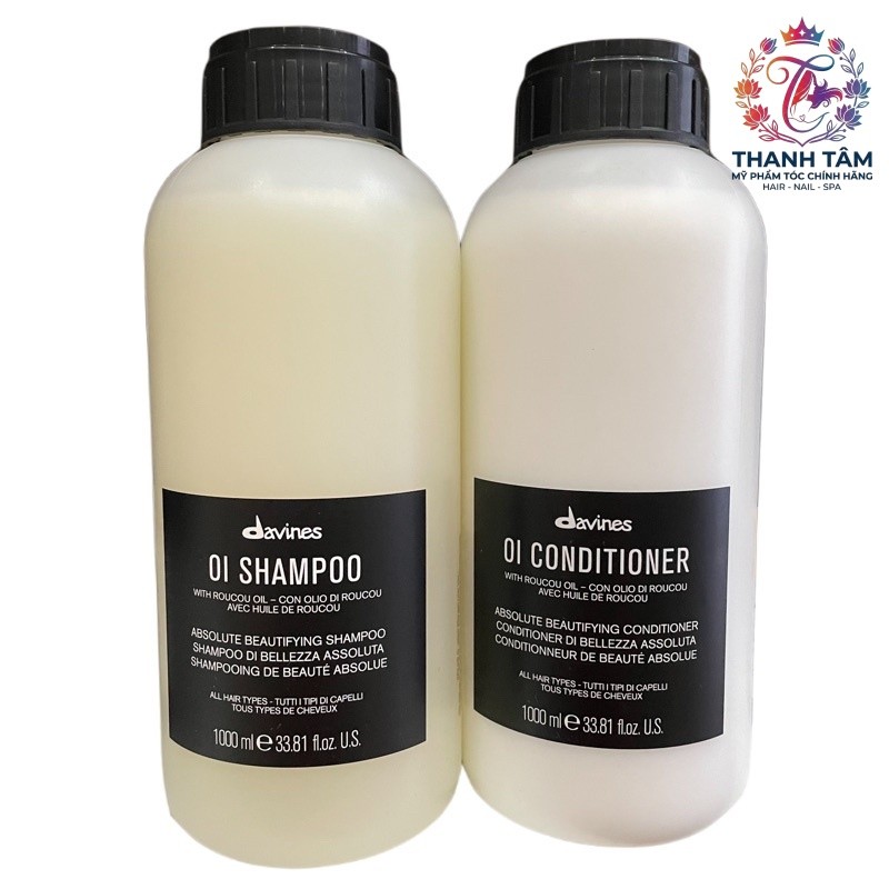 Combo gội xả hoàn mỹ OI DAVINES 1000mlx2 [ NK ] NEW 2026