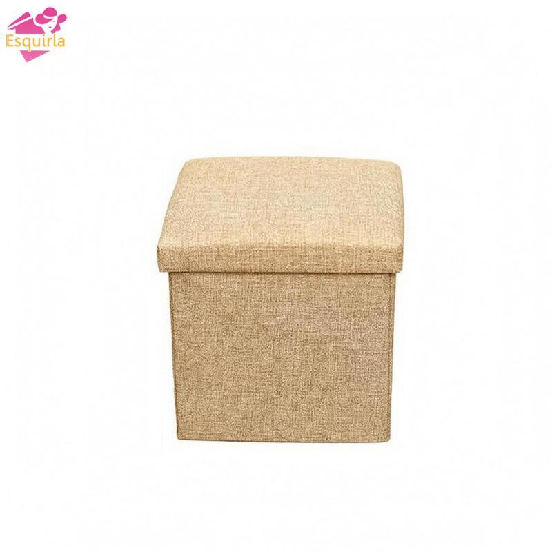 Lưu trữ có thể gập lại Kết cấu dệt Ottoman Lưu trữ có đệm Ottoman