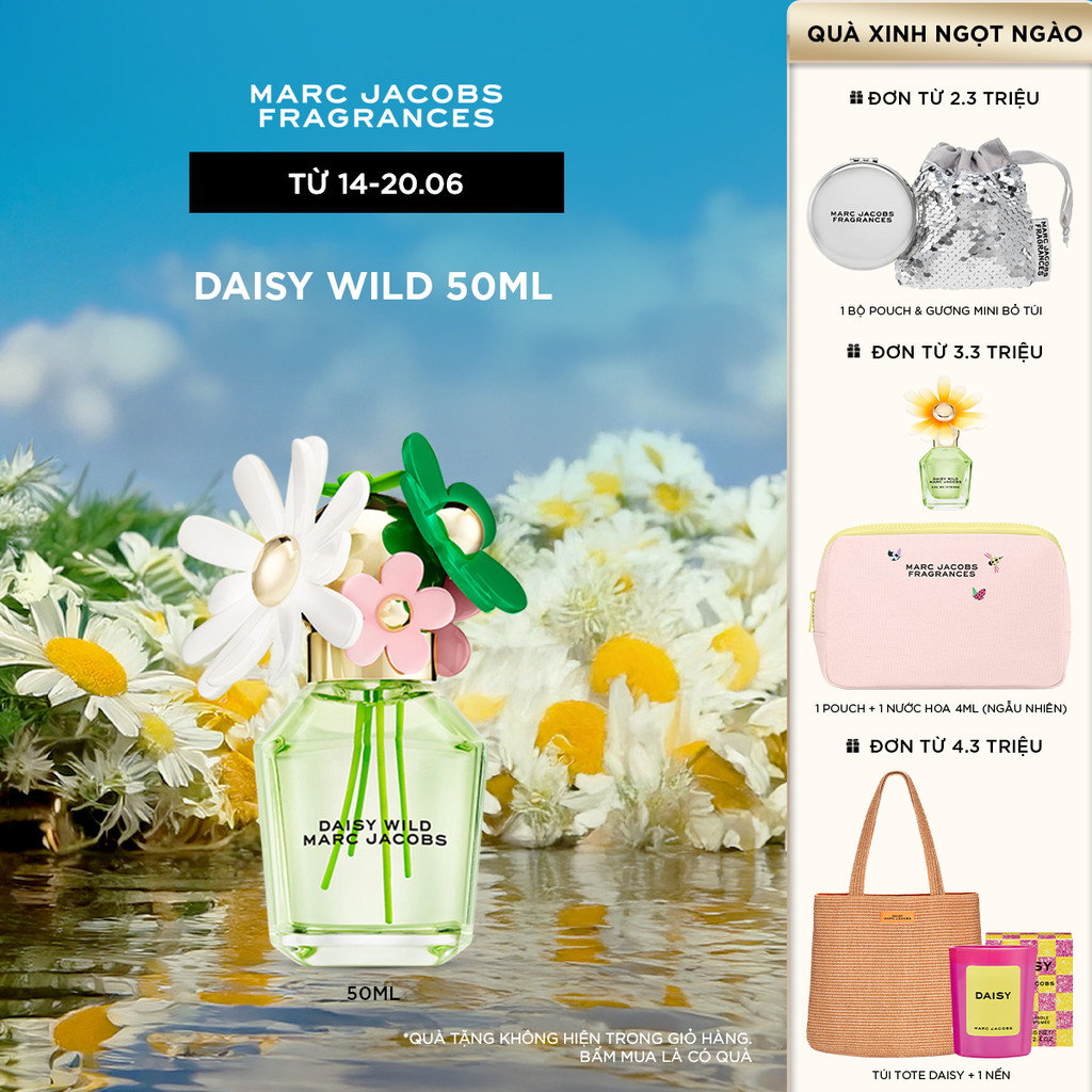 Nước hoa Nữ Marc Jacobs DAISY Wild EDP 50ml Refillable