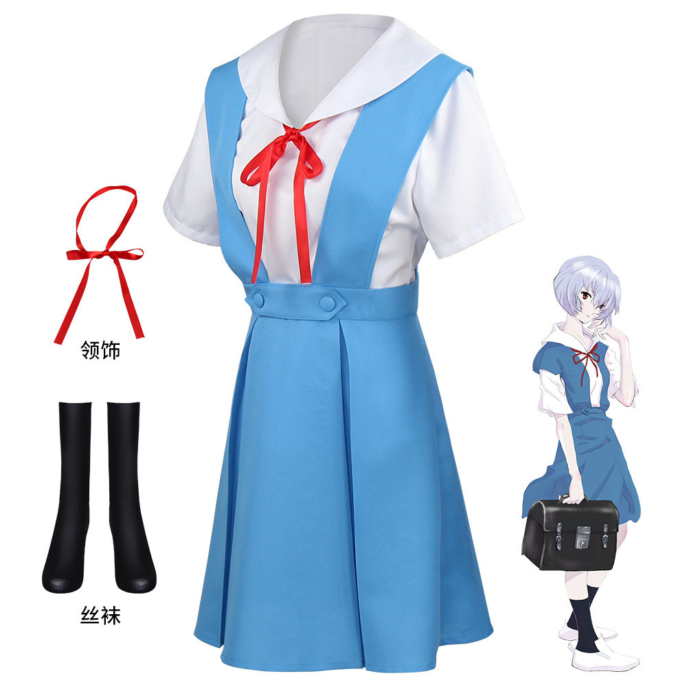 Neon Genesis Warrior cosplay, trang phục cosplay Rei Ayanami và Asuka, quần áo anime NS