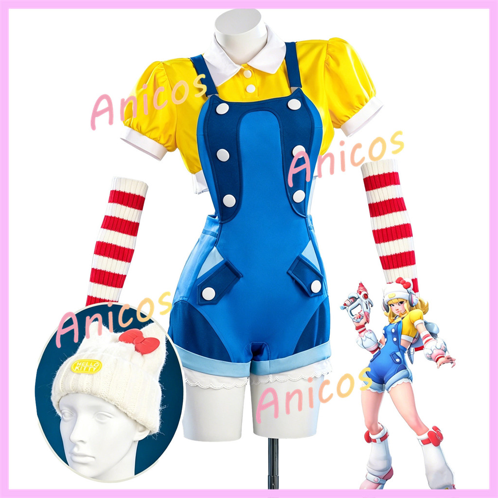 Overwatch 2 Juno Trang Phục Hóa Trang Trò Chơi Cùng Phong Cách Quần Áo Sanrio Hello Kitty Hợp Tác Co