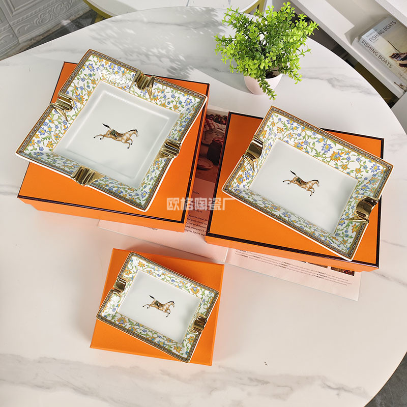 ISWL Household ashtray for restaurants, hotels, and living rooms, available in large and small sizes