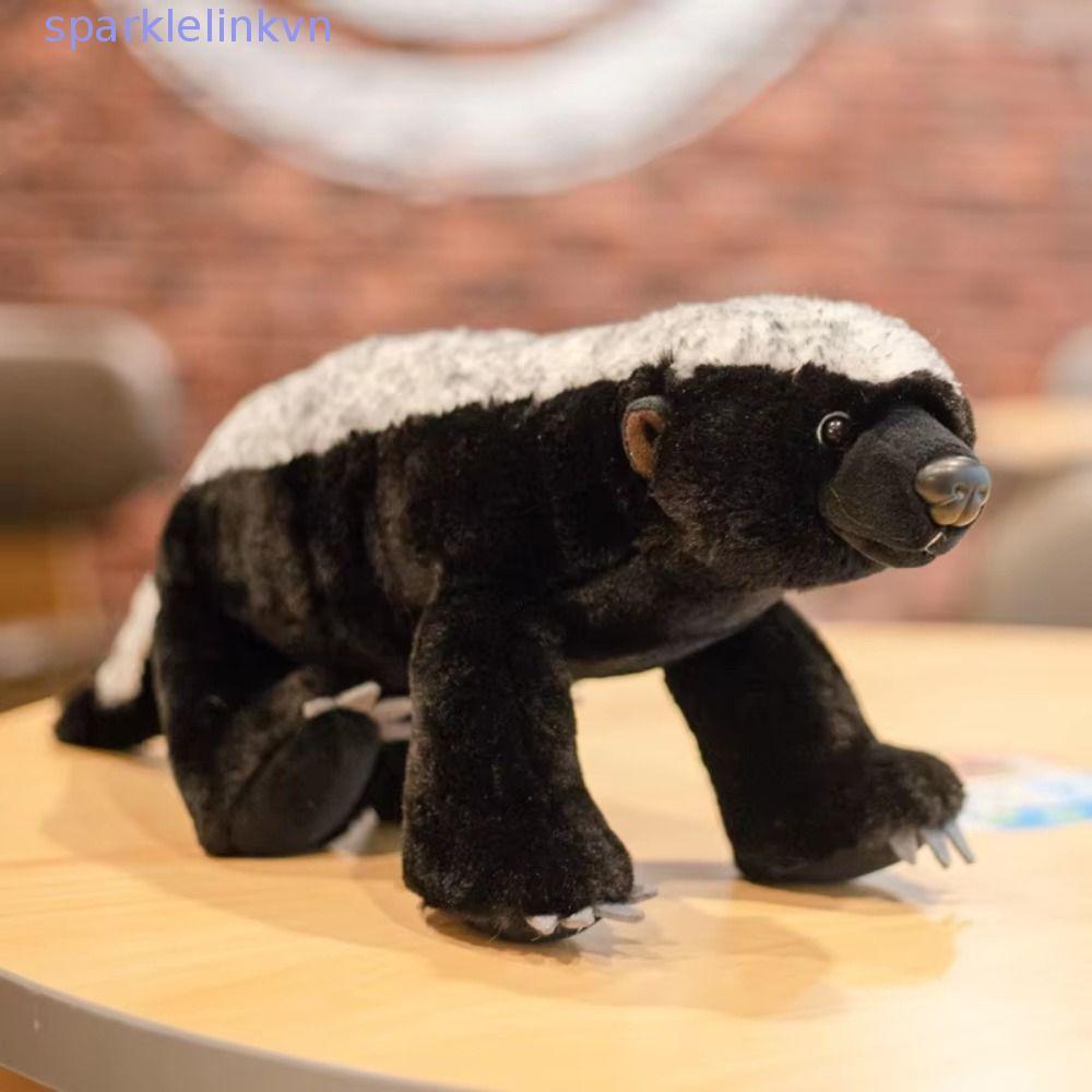SPAR Badger Đồ chơi mật ong, Búp bê nhồi bông giống như thật Badger Mongoose Sang trọng, Gối sang tr
