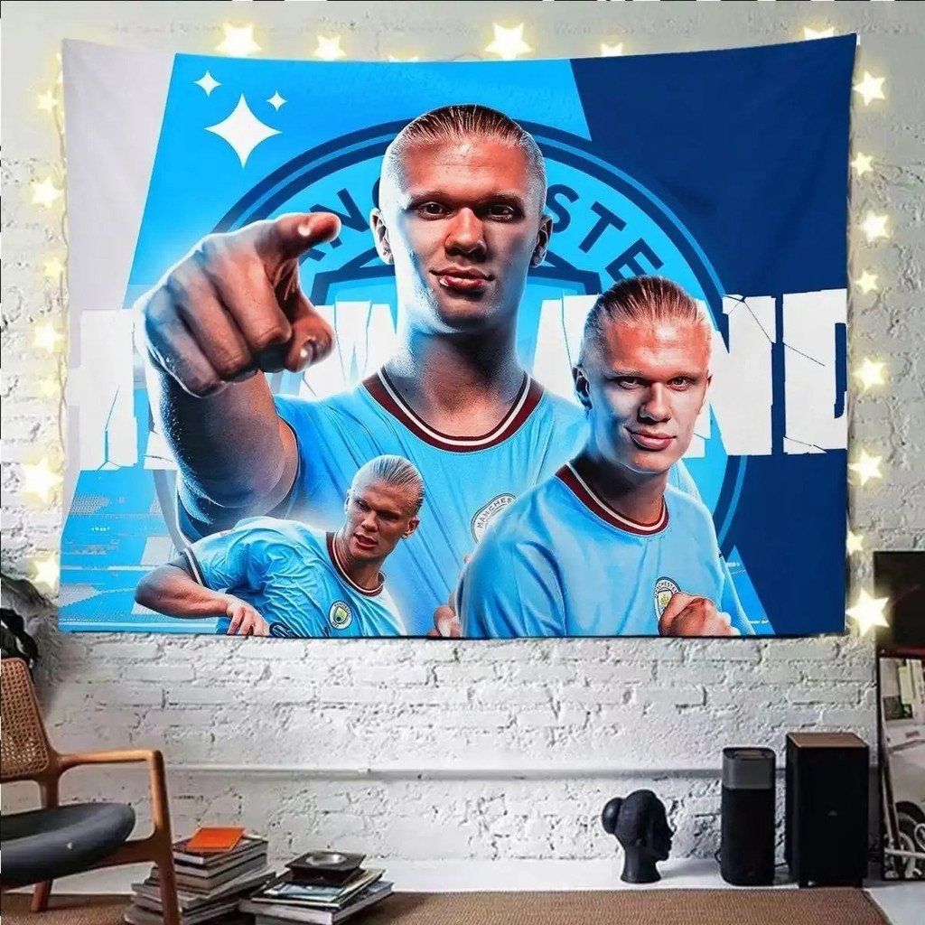 [Gửi từ Thái Lan Giao hàng nhanh] [Giao hàng trực tiếp] Haland Poster Vải nền Boxing Ký túc xá sinh 