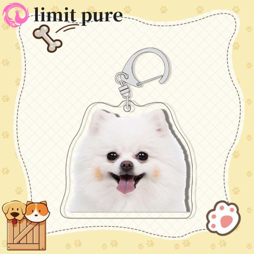 GIỚI HẠN PURE Border Collie Dog Móc khóa Husky Thời trang Unisex