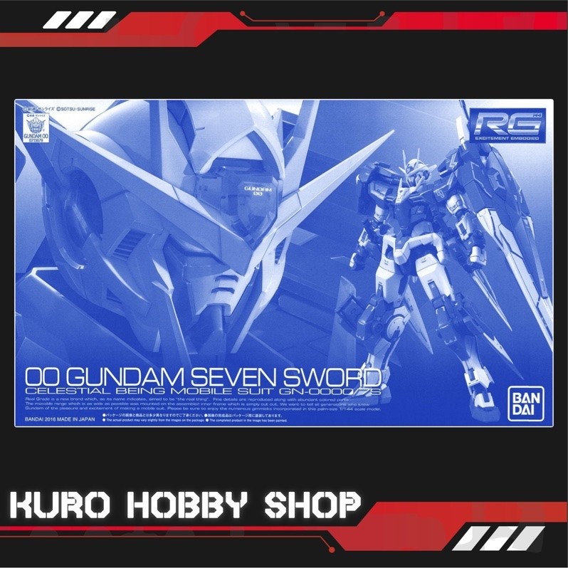 [CÓ SẴN] P-Bandai RG 1/144 00 Gundam Seven Sword - Mô Hình Lắp Ráp Bandai