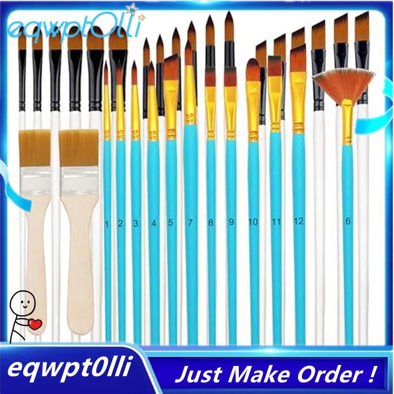  eQQ  32 Bộ cọ vẽ tranh Acrylic, màu nước, bộ lọc, quạt, bàn chải chi tiết, bộ cọ dành cho nghệ sĩ v