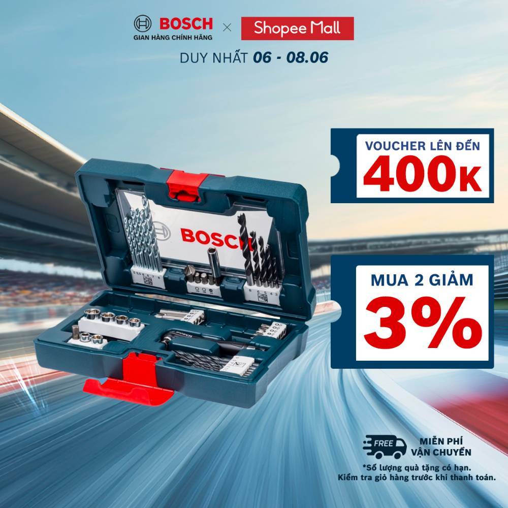 Bộ Dụng Cụ Bosch 41 Món