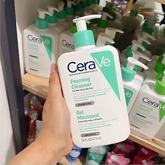 SRM CeraVe 236ml – Làm Sạch Dịu Nhẹ, Cấp Ẩm, Phục Hồi Hàng Rào Da, Không Gây Kích Ứng, Cho Mọi Loại 