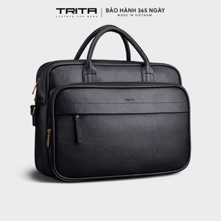 Cặp công sở Trita (Thời trang nam đựng vừa laptop 15 inch - Cặp da TCA10) Bagsmart