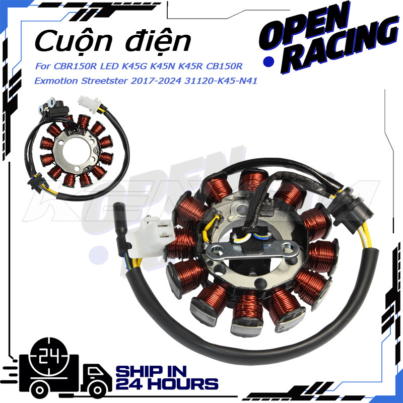 Mâm Lửa Cuộn Lửa Cuộn Điện Stator Cho CBR150R LED K45G K45N K45R CB150R Exmotion Streetster 2017-202