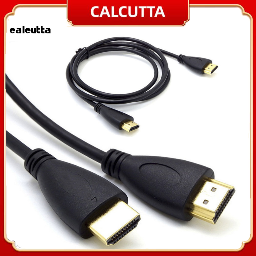 [calcutta] Cáp kết nối tương thích HDMI 1M / 15M / 2M / 3M / 5M tốc độ cao V14 1080P Nam sang Nam