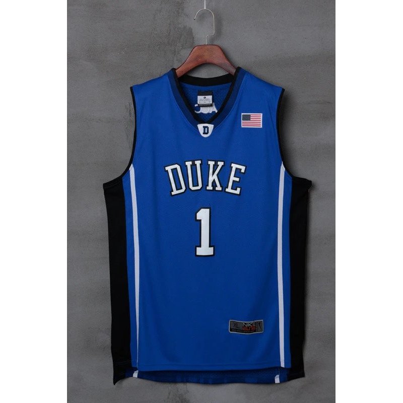 NCAA Cary Irving Irving Jersey DUKE Blue Devil University No. 1 DUKE Đồng phục bóng rổ thêu màu xanh