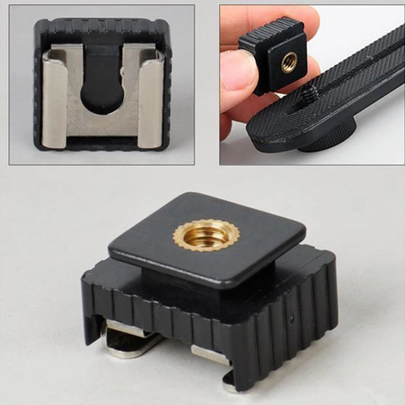 FW 1 Chiếc SC-6 SC6 Lạnh Nóng Giày Adapter Gắn Tiêu Chuẩn Hotshoe Đến 1 / 4 Chủ Đề Cho Flash Speedli