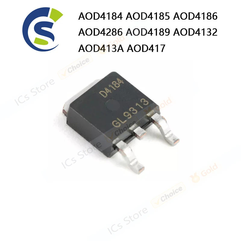 5 CÁI AOD4184 AOD4185 AOD4186 AOD4286 AOD4189 AOD4132 AOD413A AOD417 D4184 D4185 D4186 D4286 D4189 D
