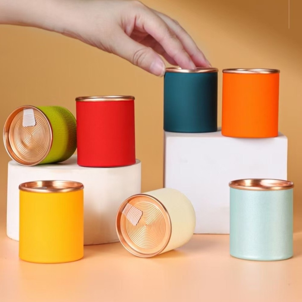 Lon Nhỏ Trà Nhỏ Lon Giấy Mini Lon Dễ Dàng Tai Lon Trà Bao Bì Một Pha Một Lon Trà Nhỏ Lon Trống Lon N