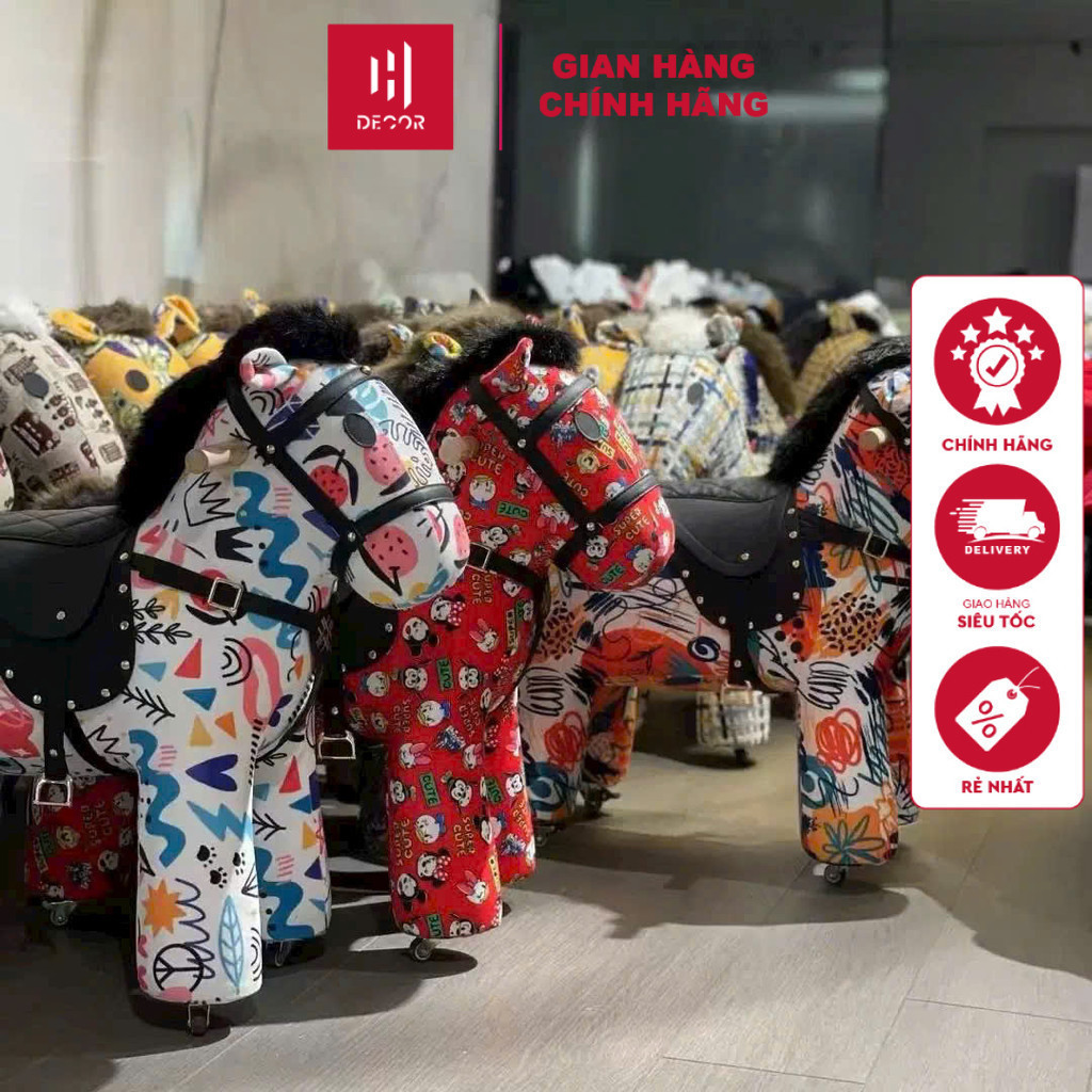Ghế Ngựa Decor Trang Trí Nghệ Thuật , Ghế Ngồi Trang Trí Độc Đáo Cho Shop, Studio, Quán Cafe – HDECO