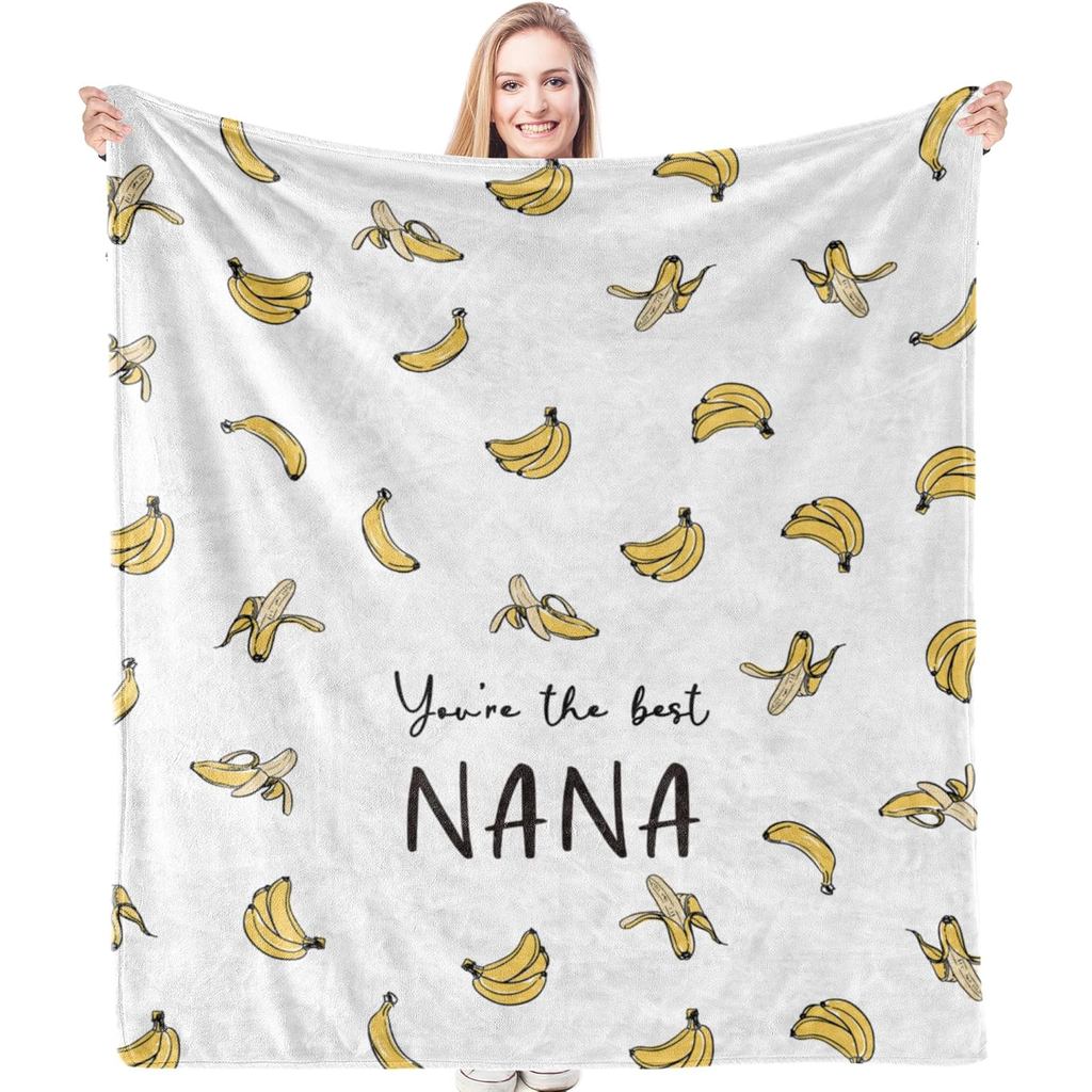 Chăn HIWX Nana, Chăn Nana từ Grandkids, Ngộ nghĩnh Bạn là Nana Ném Chăn Tốt Nhất Cho Giường Sofa Ghế