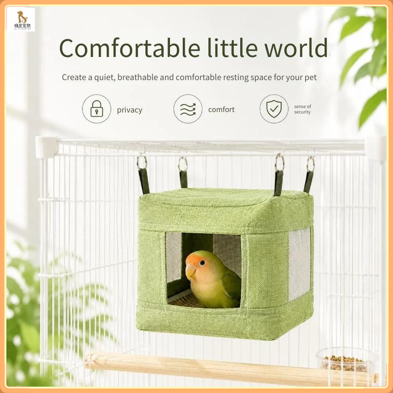 Bird Nest / Bird Cage Landscape / Parrot Cool Ventilation Bottom Net Mùa hè Bird Nest / Parrot Thép 