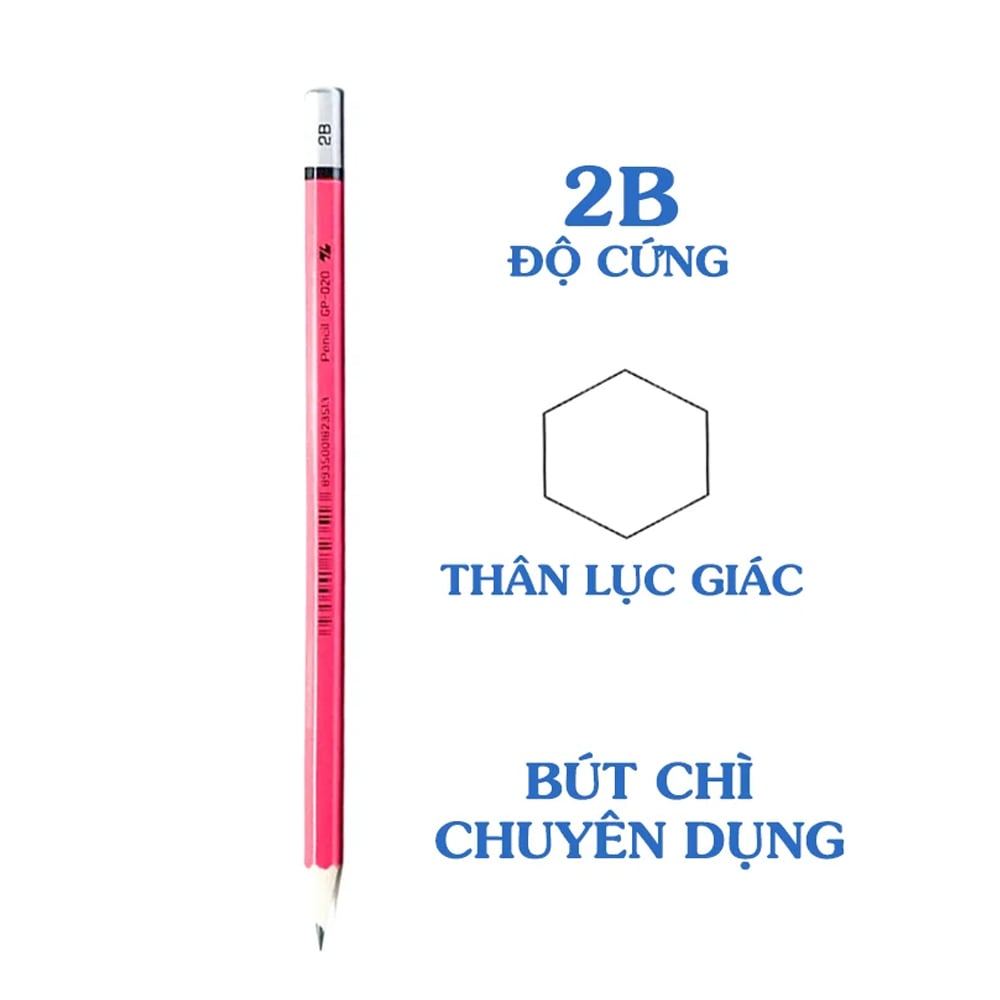 Combo 10 Bút chì gỗ Thiên Long GP-020