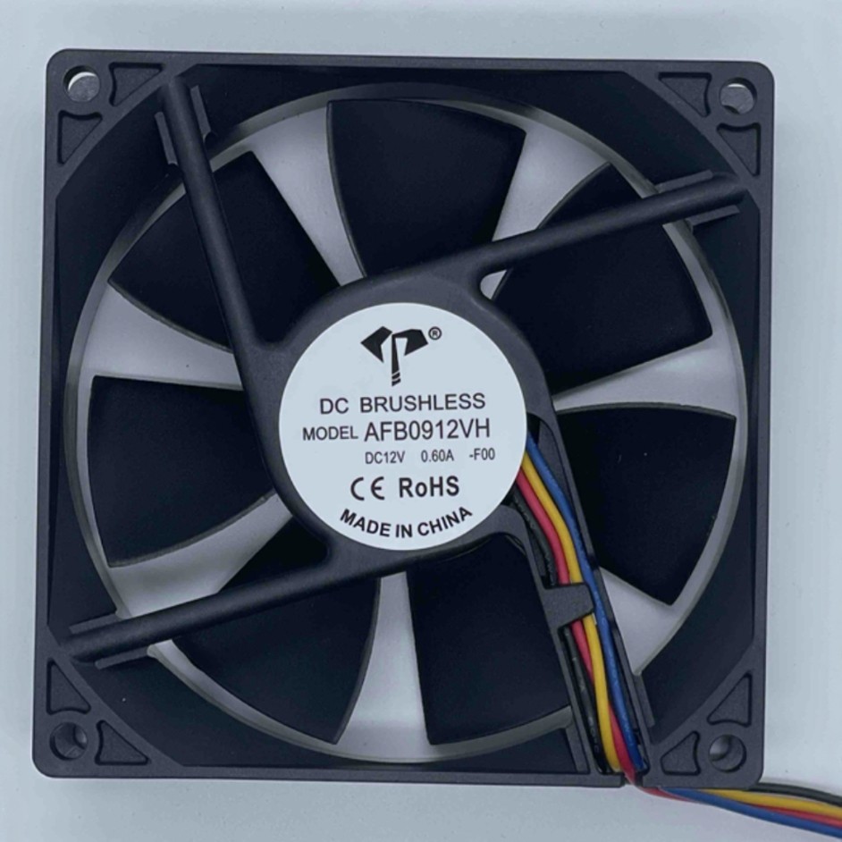 Yida AFB0912VH 12V 0.05A 9025 9CM 9225 12v 4 Dây Quạt Giao Diện B3