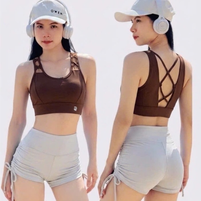 SK Sport - Áo bra tập gym yoga pilates nữ phối lưới đàn hồi thấm hút mồ hôi tốt tôn dáng kèm mút (mớ