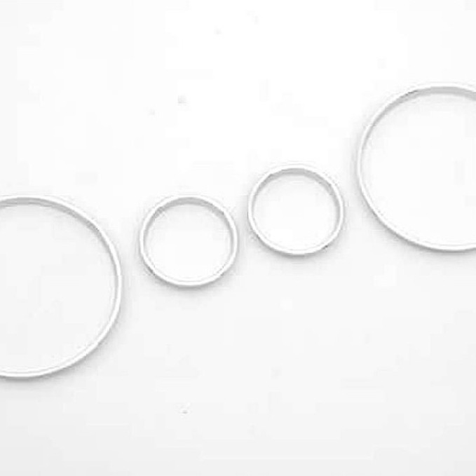 Chrome Đồng Hồ Đo Tốc Độ Mặt Số Vòng Nhạc Cụ Bảng Điều Khiển Vòng Cho Xe BMW E39 M5 M 5 Series E38 E