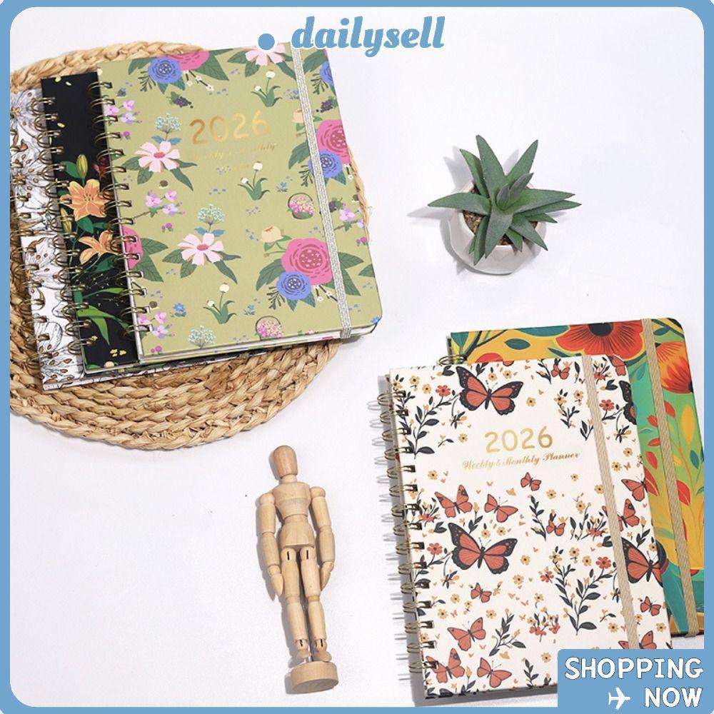 AELUUAKE 2026 Planner, Lịch chương trình nghị sự A5 2026, Tab hàng tháng Hàng tuần và Hàng tháng Jan