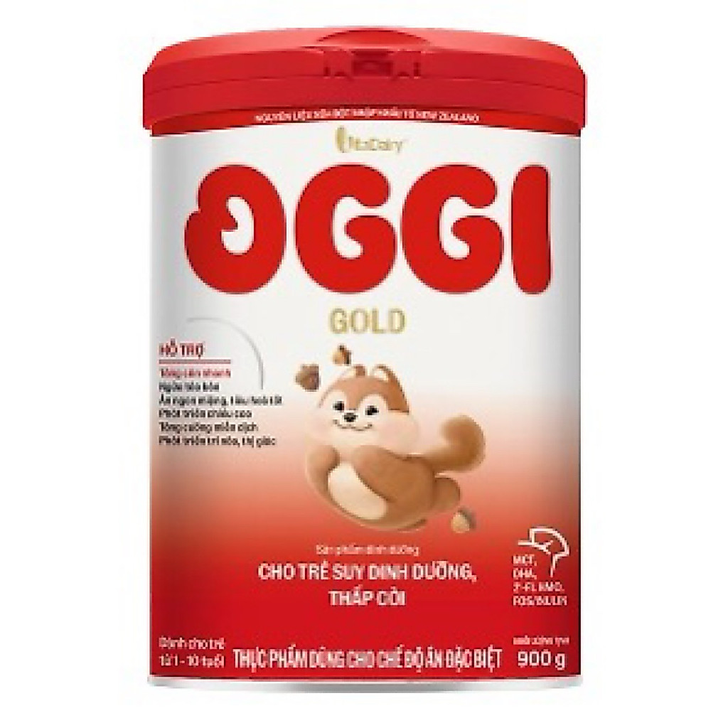 Sữa Oggi Đỏ 3-10 tuổi lon 800gram mãu mới date 2028