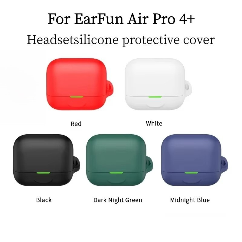Dành Cho EarFun Air Pro 4 + Vỏ Bảo Vệ Tai Nghe Silicon Cho EarFun Air Pro 4 Plus Vỏ Tai Nghe Không D