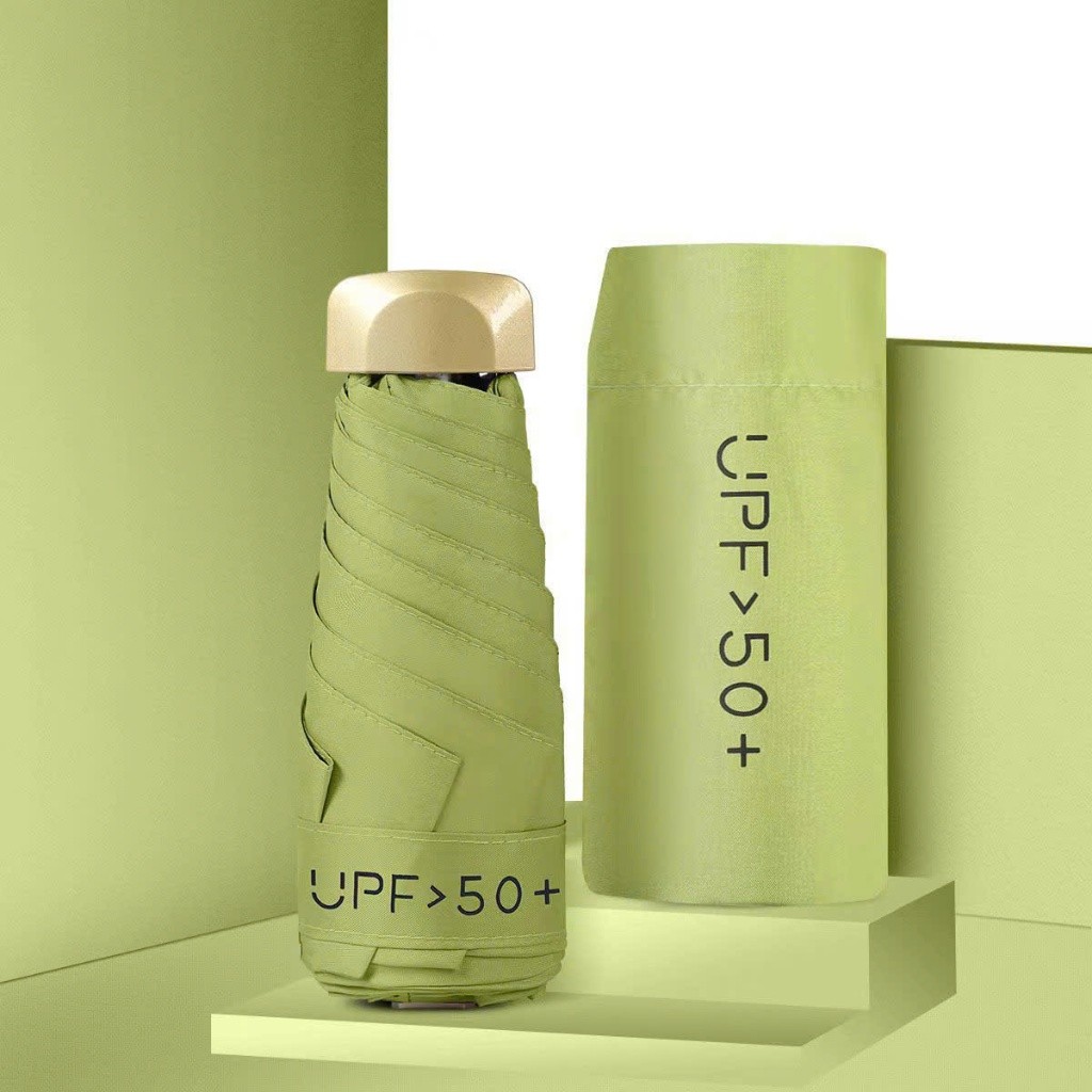 Ô Gấp Gọn Mini, Ô Đi Mưa, Nắng, Chống Tia UV, Chống Thấm Gấp Gọn Tiện Lợi