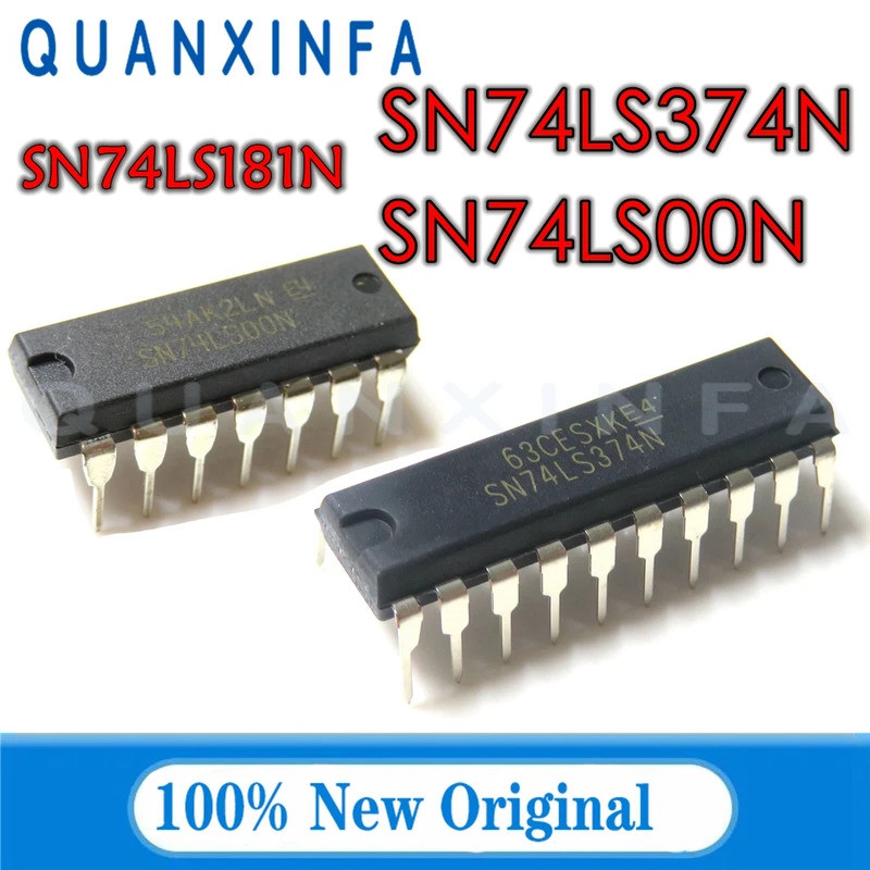 10 CHIẾC SN74LS374N SN74LS00N SN74LS181 DIP 74LS00 74LS374 74LS181 chip MỚI còn hàng RMF3