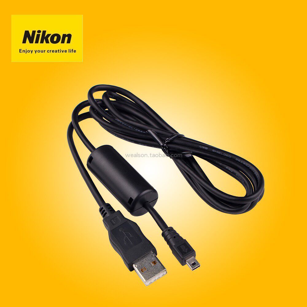 Máy ảnh Nikon D750 D3200 D3300 D5200 D5300 D7100 P7700 Cáp dữ liệu chính hãng-001