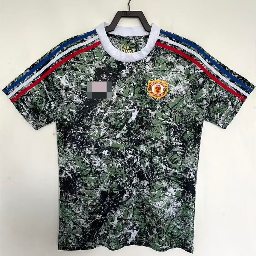 Người hâm mộ 26 27 Manchester United Joint Training Brand New 2026 2027 Áo thun ngắn tay bóng đá chấ